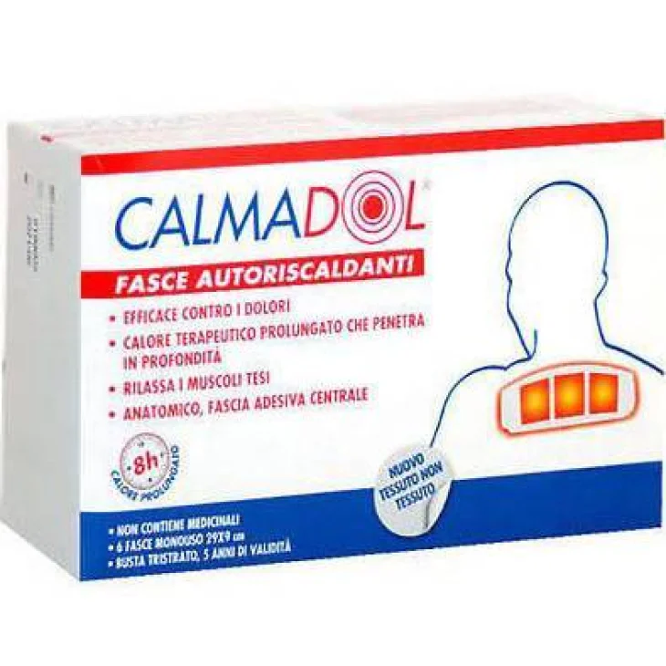 Calmadol Fascia Riscaldante per Dolori Muscolari 6 pezzi