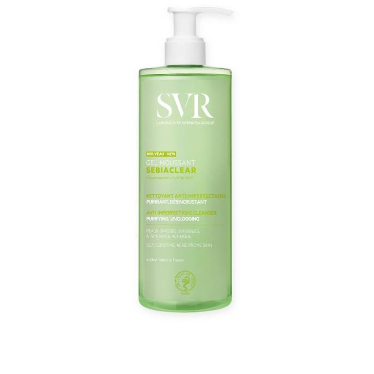 SVR Sebiaclear Gel Moussant Detergente Purificante Anti-Imperfezioni 400 ml