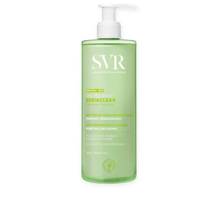 SVR Sebiaclear Gel Moussant Detergente Purificante Anti-Imperfezioni 400 ml