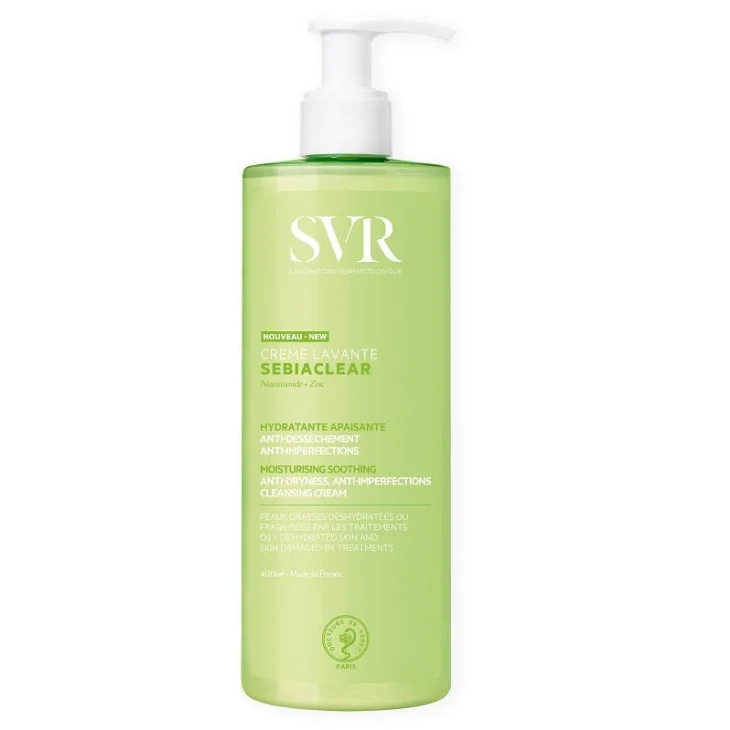 SVR Sebiaclear Creme Lavante Detergente Purificante Anti-Imperfezioni 400 ml