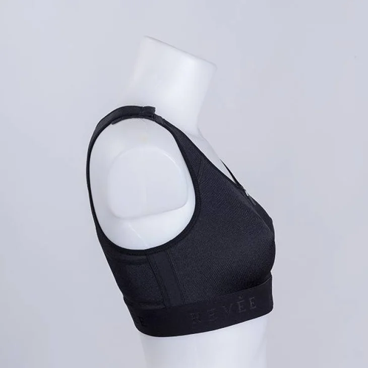 Revée Bra Elodie Reggiseno Post-Operatorio Black M
