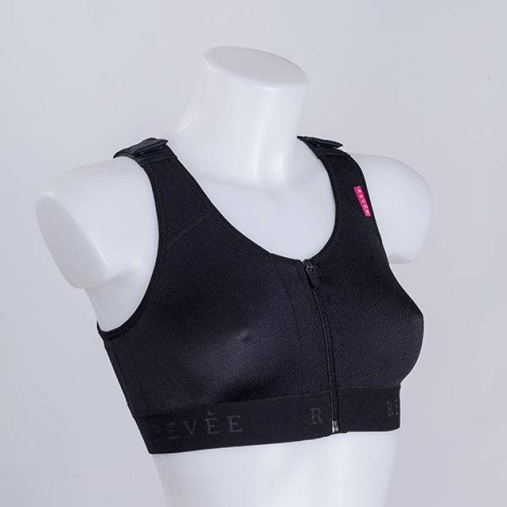 Revée Bra Elodie Reggiseno Post-Operatorio Black M