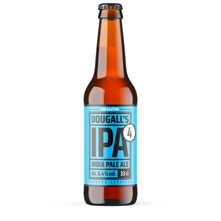 Dougall's IPA4 West Coast IPA Birra Bionda Senza Glutine 330 ml