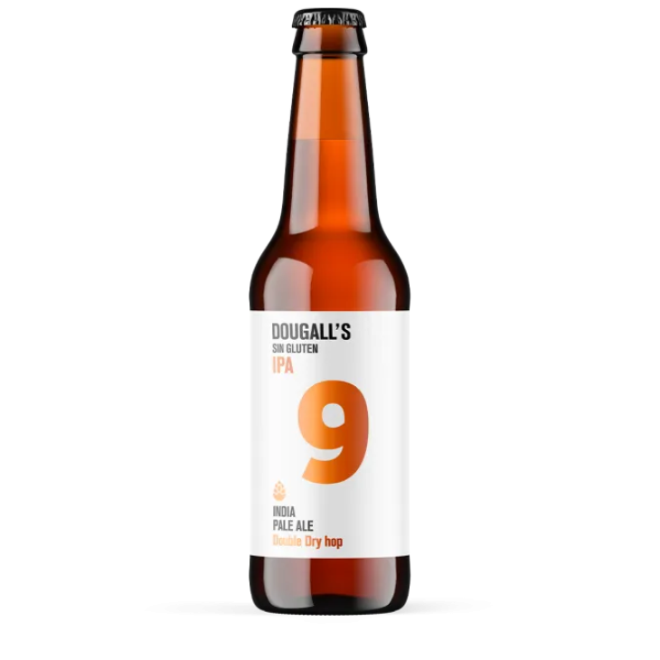Dougall's IPA9 Hazy West Coast IPA Birra Senza Glutine 330 ml