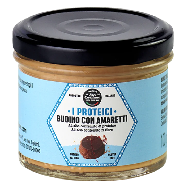Budino con amaretti proteico 100 g