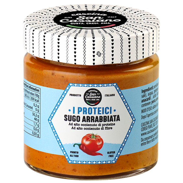 Cascina San Cassiano Sugo proteico all'arrabbiata 190 g