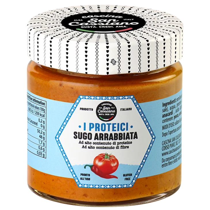 Cascina San Cassiano Sugo proteico all'arrabbiata 190 g