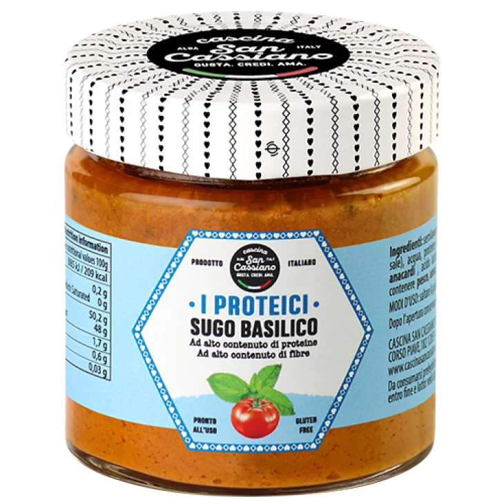 Cascina San Cassiano Sugo proteico al Basilico 190 g