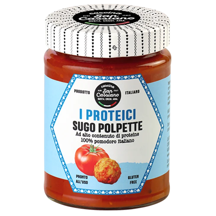 Cascina San Cassiano Sugo proteico con polpette 190 g
