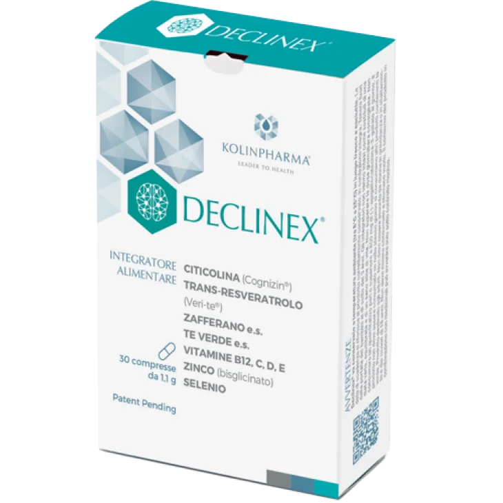 Kolinpharma Declinex Integratore per il Benessere della mente 30 compresse