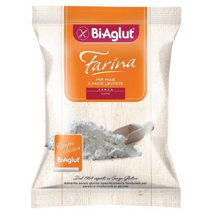 BiAglut Farina per Pizza e Paste Lievitate Senza Glutine 1 kg