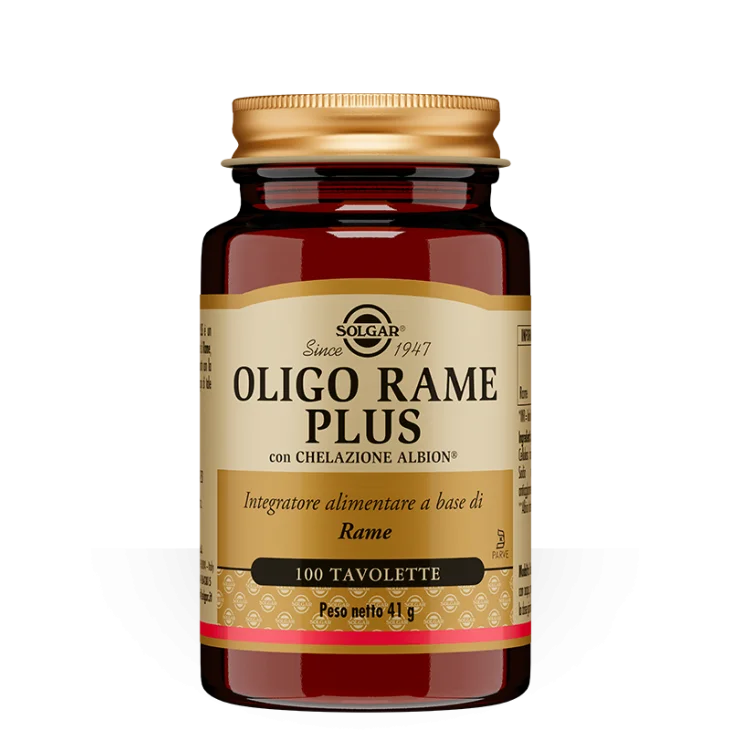 Solgar Oligo Rame Plus Integratore di Rame 100 tavolette