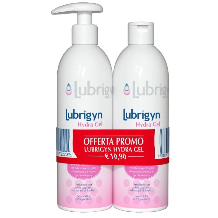 Uniderm Lubrygin Hydra Gel detergente intimo Duo 400 ml + 400 ml Offerta Speciale