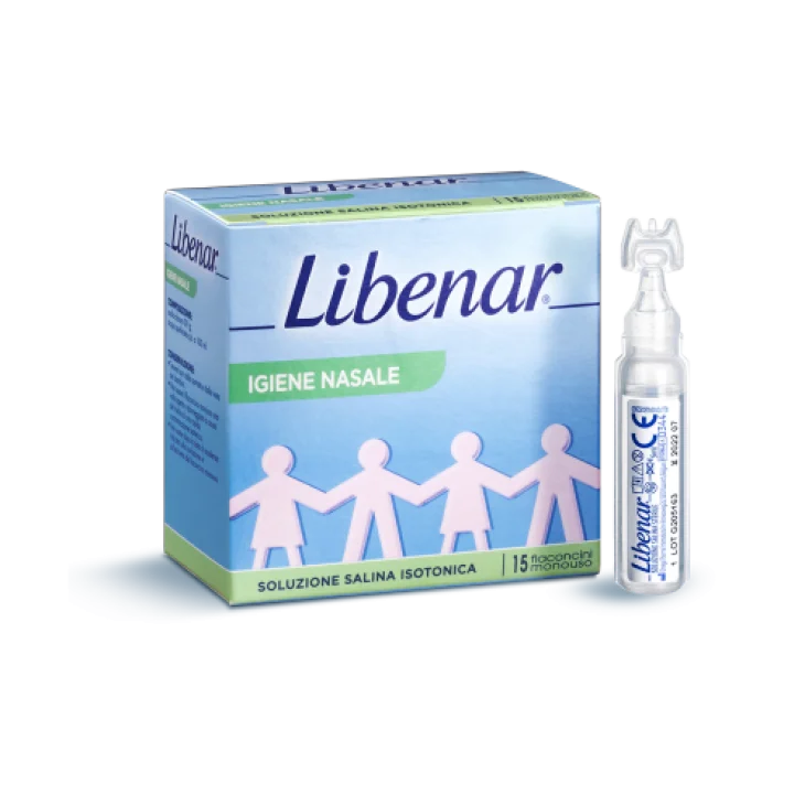 Libenar Soluzione Isotonica per l'Igiene Nasale 15 flaconcino da 5 ml
