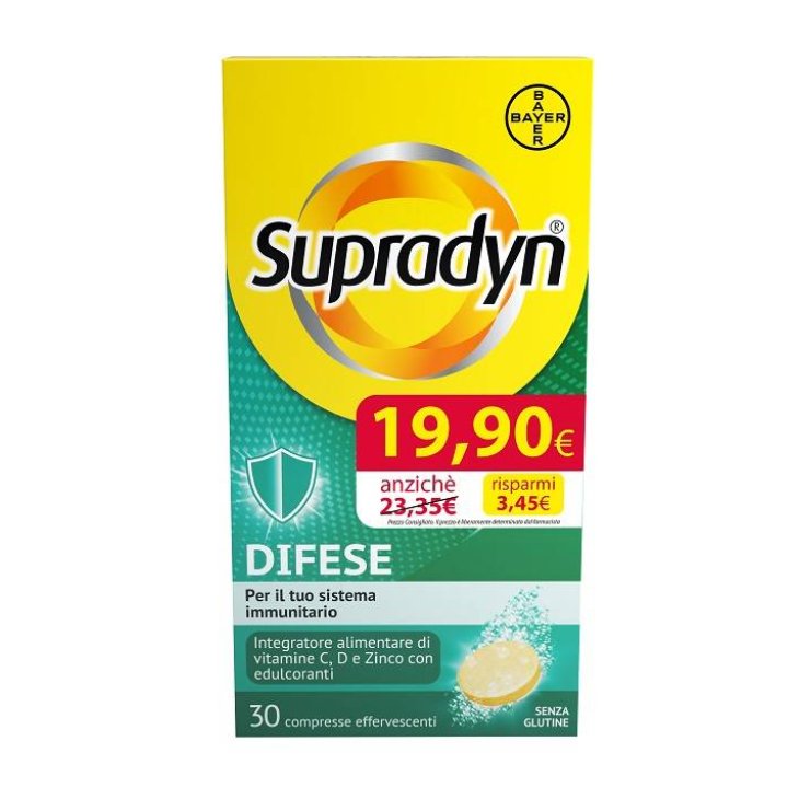 Supradyn Difese Adulti Integratore per le Difese Immunitarie 30 compresse Promo