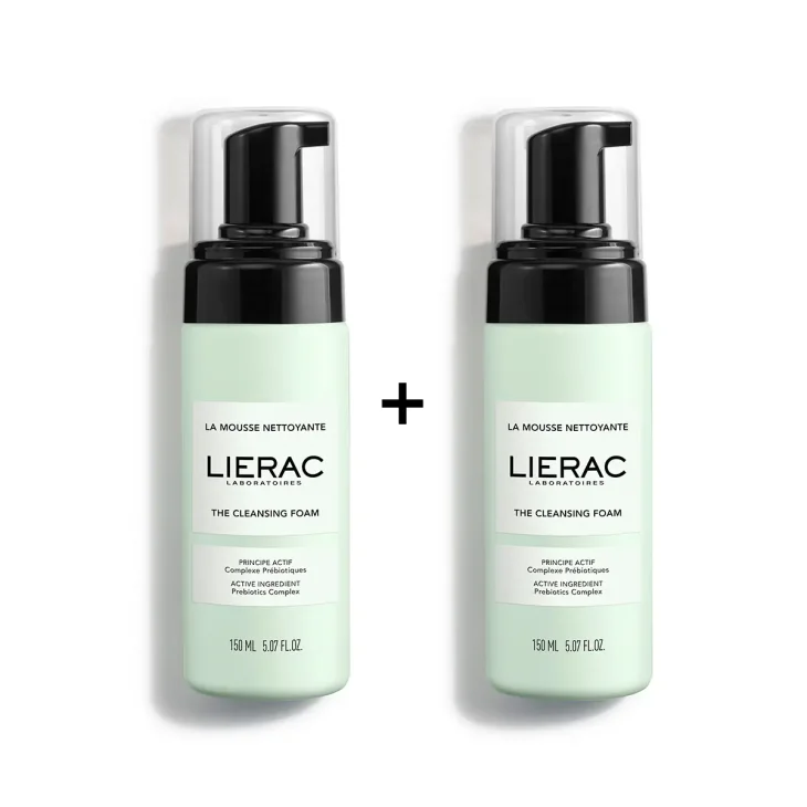 Lierac Duo Mousse Detergente Struccante Viso 2 x 150 ml