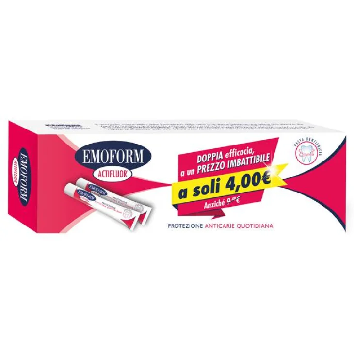 Actifluor Dentifricio in promo 2 pezzi x 75 ml
