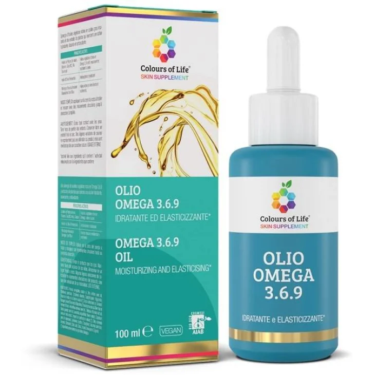 Colours of Life Olio Omega 369 Crema Corpo Idratante per Pelli Secche 100 ml
