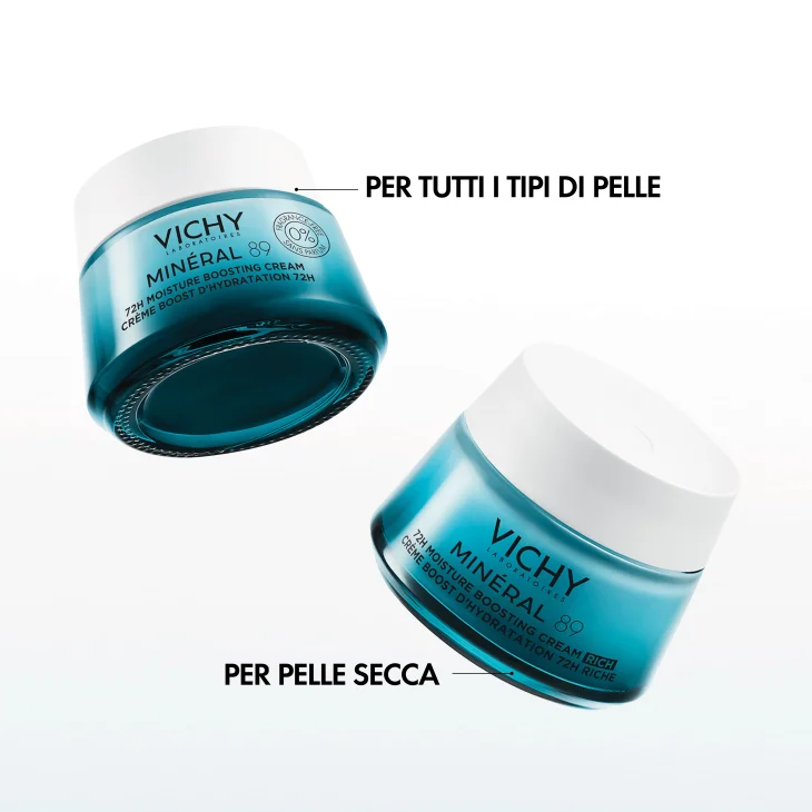 Vichy Mineral 89 Crema Booster Idratante 100h Ricca 50 ml