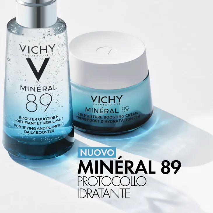 Vichy Mineral 89 Crema Booster Idratante 100h Ricca 50 ml