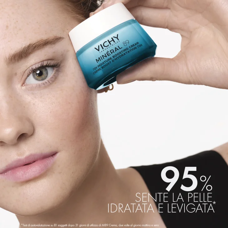 Vichy Mineral 89 Crema Booster Idratante 100h Ricca 50 ml