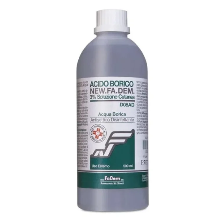 Acido Borico New.fa.dem. 3% Soluzione Cutanea