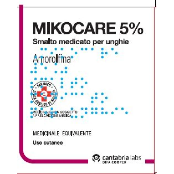 MIKOCARE*smalto medicato per unghie 1 flacone 2,5 ml 5%