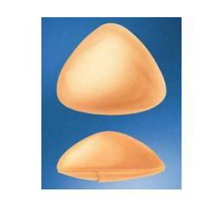 PROTESI IN TESSUTO BILATERALE 1014 PROVVISORIA UTILE DOPO MASTECTOMIA O DURANTE RADIOTERAPIA FORMA SIMMETRICA E TRIANGOLARE 80-8