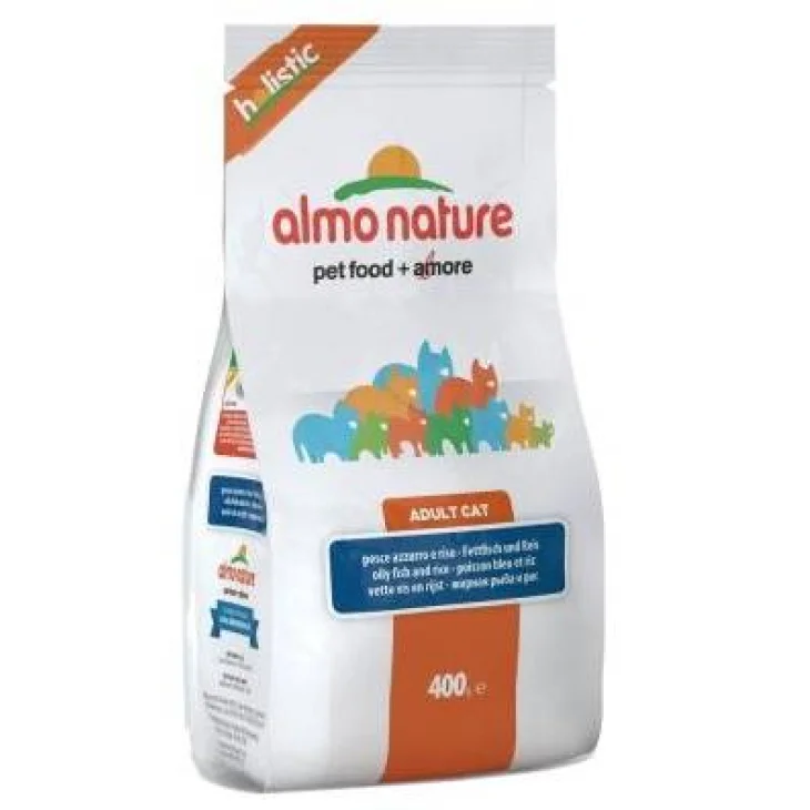 HOLISTIC CAT PESCE AZZURRO/RISO 400 G