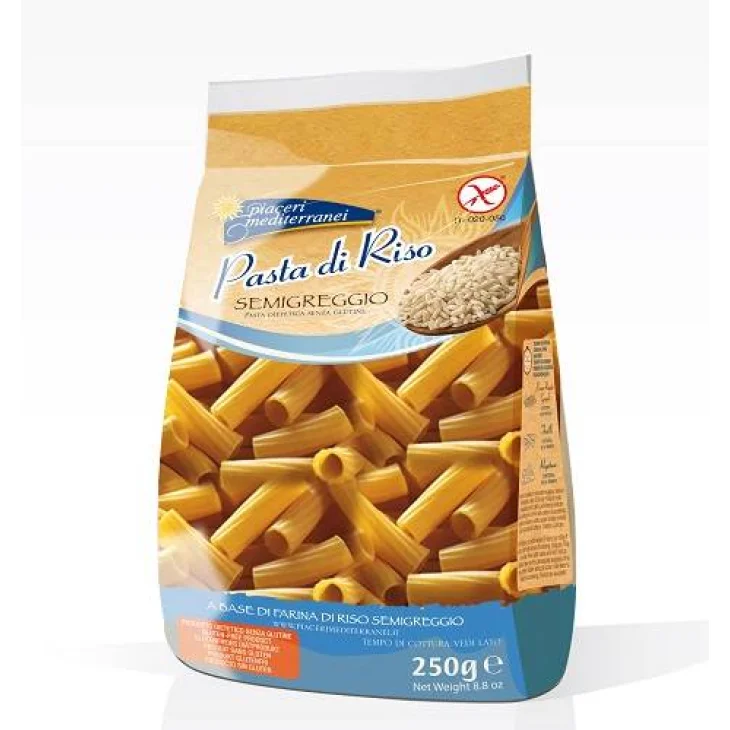Piaceri Mediterranei Pasta Riso Rigatoni Senza Glutine 250 g