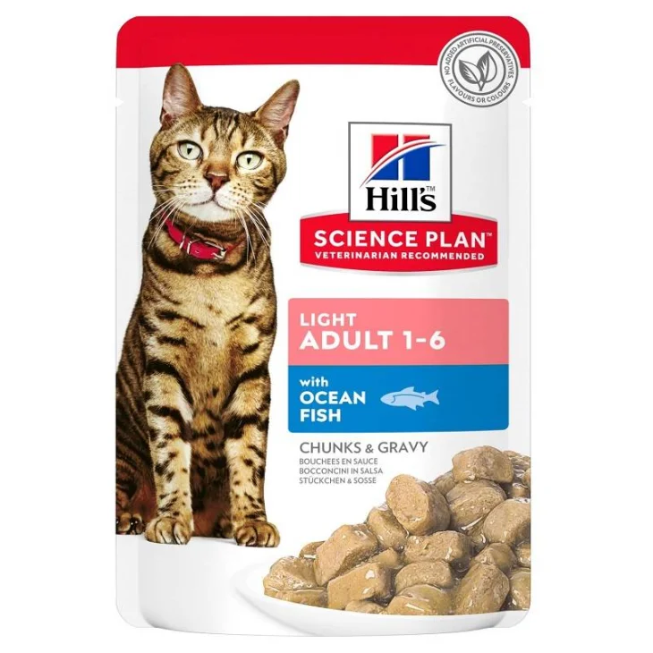 SCIENCE PLAN FELINE ADULT LIGHT OCEAN FISH 85 G