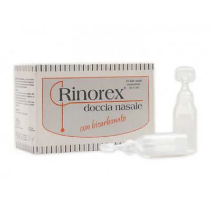 Rinorex Doccia Nasale con Bicarbonato 15 fiale da 5ml
