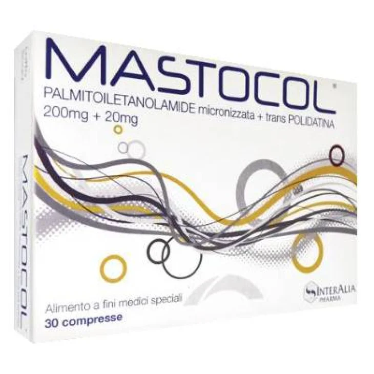 Mastocol Integratore per Colon Irritabile 200 mg + 20 mg 30 Compresse