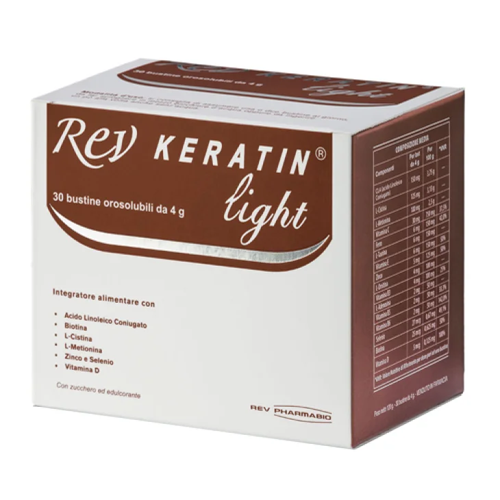 Rev Keratin Light Integratore Unghie e Capelli 30 bustine