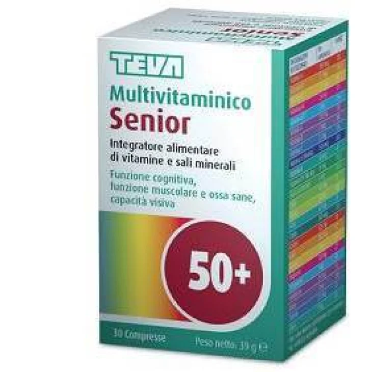 MULTIVITAMINICO SENIOR TEVA 30 COMPRESSE 39 G