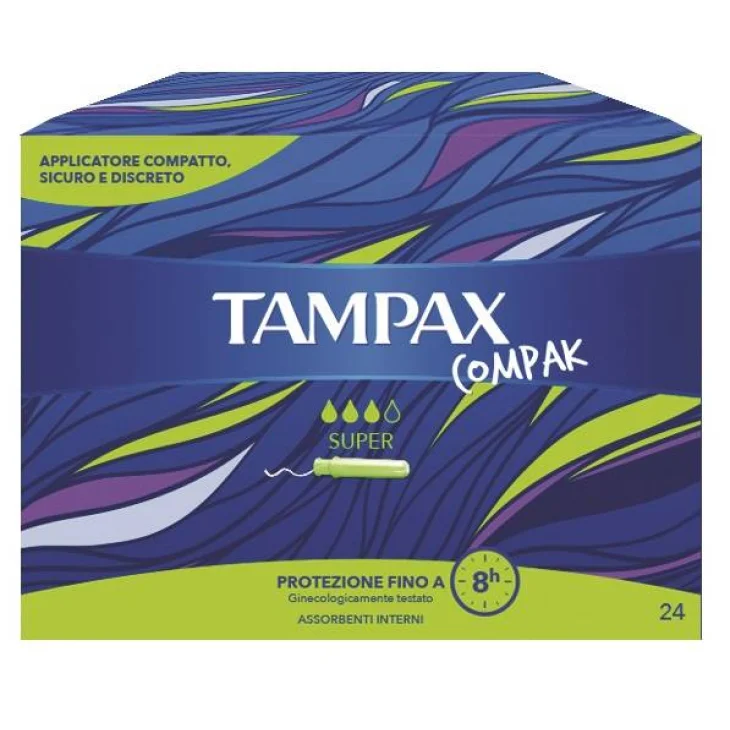 Tampax Compak Super Assorbenti Interni 24 pezzi