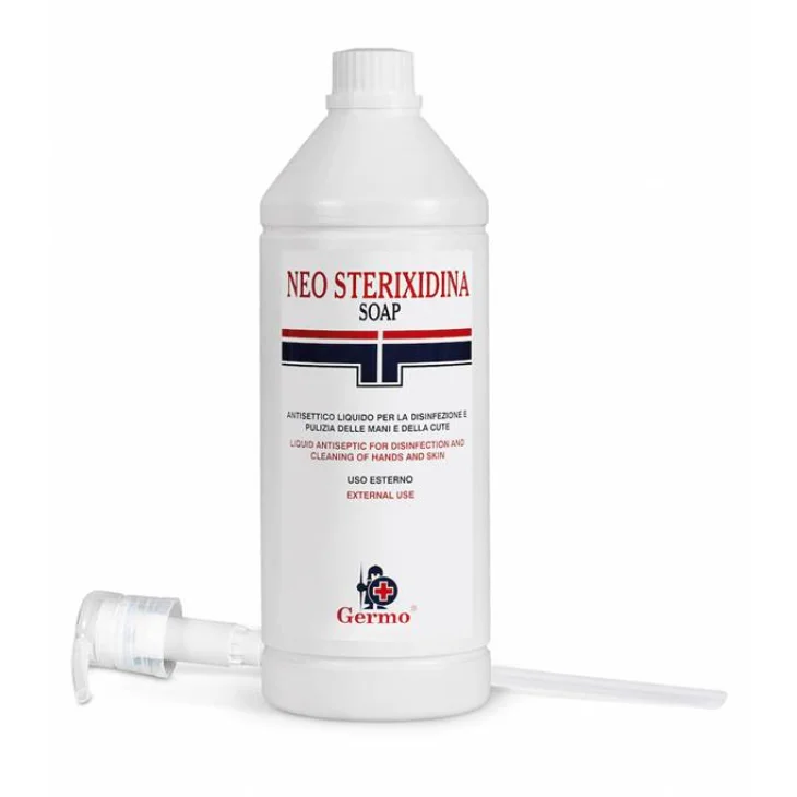 NEO STERIXIDINA SOAP ANTISETTICO LIQUIDO DISINFEZIONE MANI ECUTE 1 LITRO