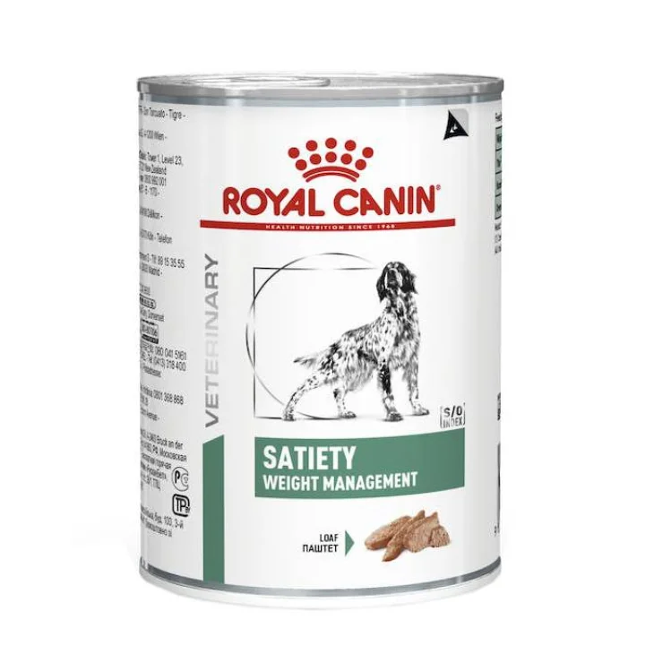 VETERINARY HEALTH NUTRITION WET DOG SATIETY WEIGHT MANAGEMENT 410 G