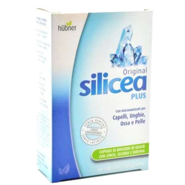 Hubner Original Silicea Plus Integratore per Capelli Pelle e Unghie 30 Capsule