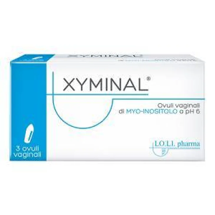 Lo.Li Pharma Xyminal Integratore per la Fertilità 3 Ovuli Vaginali