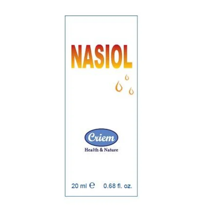 Nasiol Gocce Olio Vegatele per Naso e Orecchie 20 ml