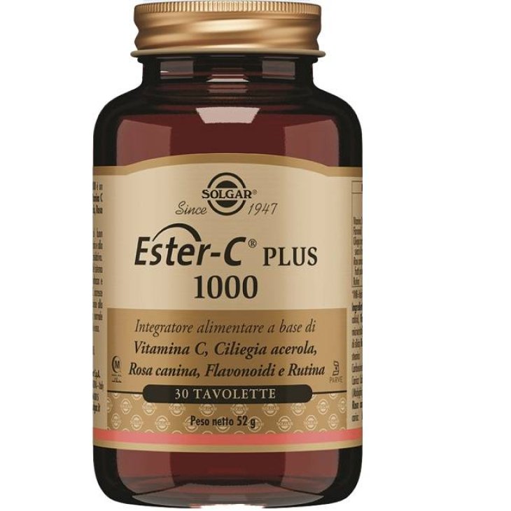 Solgar Ester C Plus 1000 Integratore per le Difese Immunitarie 30 tavolette