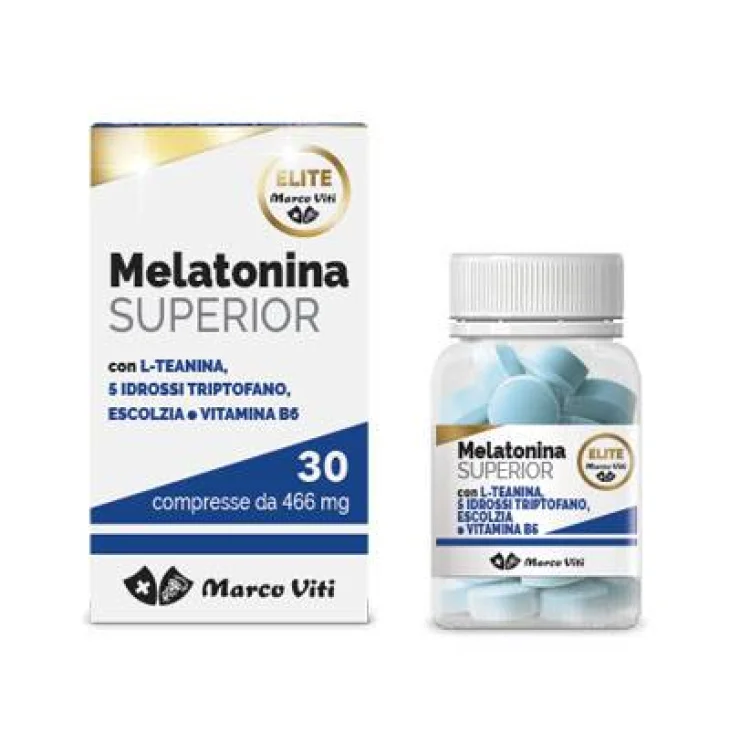 Marco Viti Melatonina Superior Integratore per Dormire 30 compresse