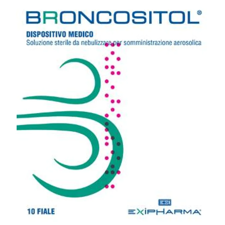 Broncositol Soluzione Sterile da Nebulizzare per Somministrazione Aerosolica 10 fiale