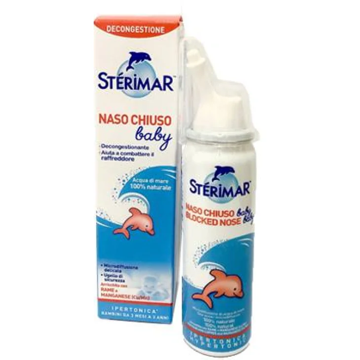 Sterimar Baby Naso Chiuso Soluzione decongestionante per il naso del bambino 50 ml