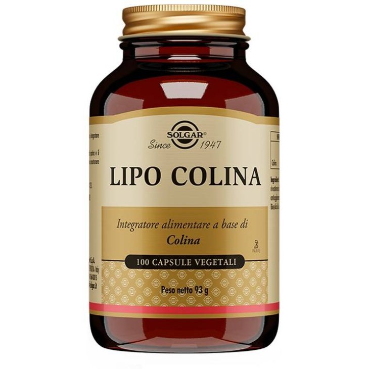 Solgar Lipo Colina Integratore per la Funzionalità Epatica 100 capsule vegetali