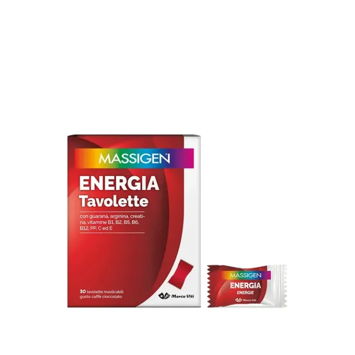 Massigen Energia Integratore energizzante 30 Tavolette