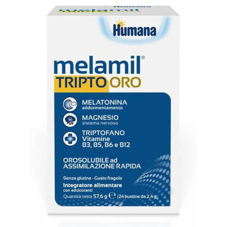 Melamil Tripto Oro Integratore per il sistema nervoso 24 bustine