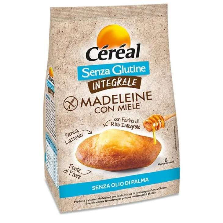 Cereal Madeleine con Miele Senza Glutine e Integrali 170 grammi