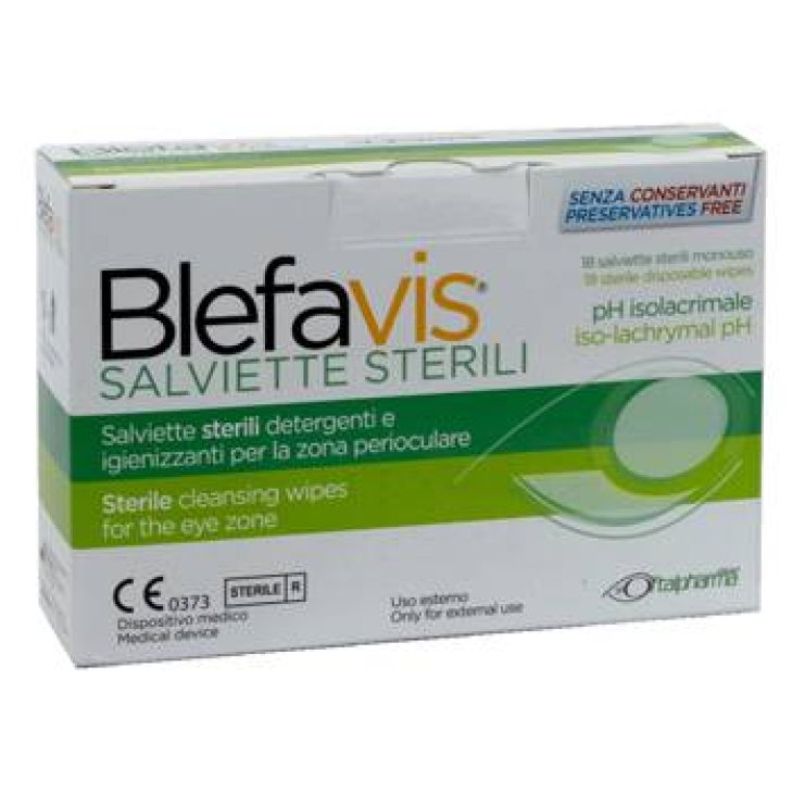 Blefavis Salviette Sterili Detergenti e Igienizzanti Occhi 18 pezzi